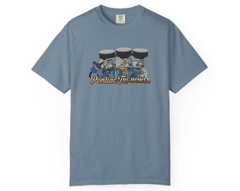 1960s Pontiac Tri-Power GTO T-shirt | Classic Muscle Car Tee