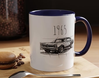 1965 Pontiac GTO Coffee Mug, Classic Car Gift
