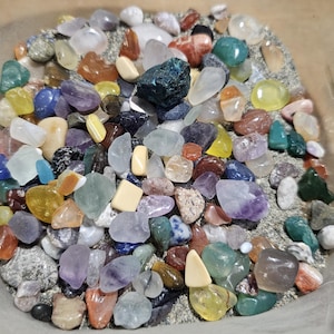Gemstone and rock paydirt