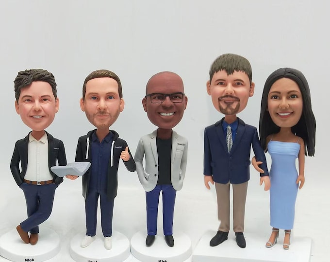 Custom Bobblehead Personalized Figurine Based on Your Photo Handmade Sculpture Statue