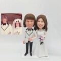 Custom Parent Bobblehead Personalized 50th Anniversary Figurine Youth Likeness Keepsake