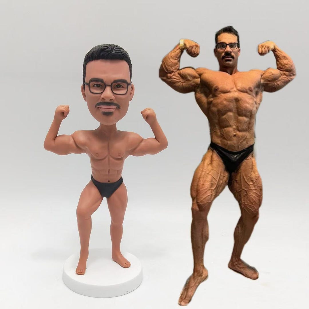 Fitness Woman Bobblehead - Active Lifestyle Athlete Gift main image 0