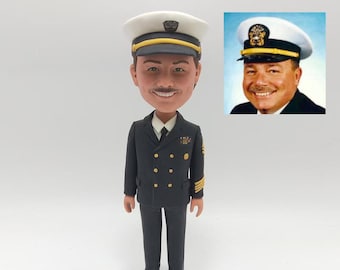 Personalized Police Officer Bobblehead - Custom Sheriff & Prosecutor Law Enforcement Gifts