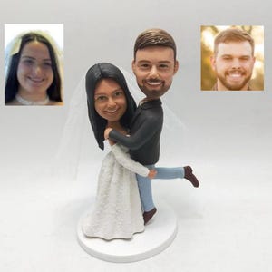 Figurine personnalisée pour gâteau de mariage, figurine personnalisée, anniversaire des mariés