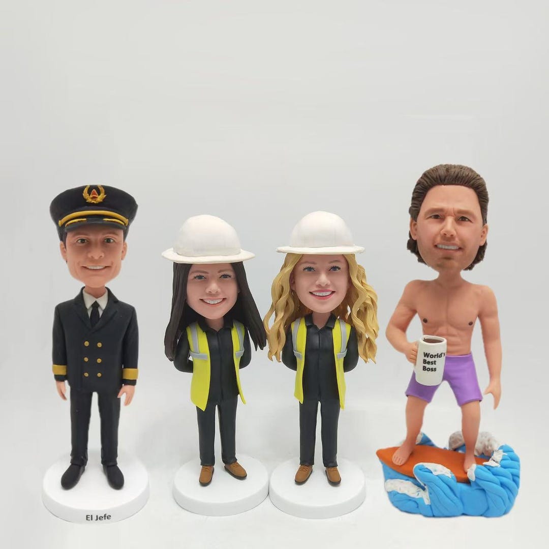 Municipal Repairman Bobblehead - City Worker Figurine Gift main image 0