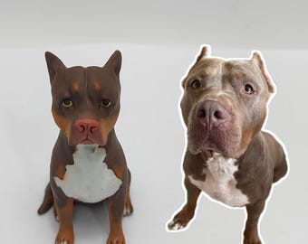 Custom Dog Figurine Lifelike Head Shaking Ornament Personalized Car Collectible For Pet Lovers