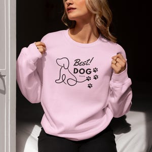 Best DOG Mom Sweatshirt, Dog Lover Hoodie, Mommy Dog Tee, Dog Lover Crewneck Sweater, Christmas Gift, Gift For Women