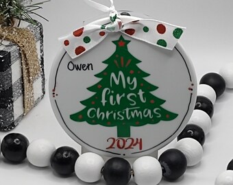 Baby's First Christmas/Baby's 1st Christmas Personalized Ornament