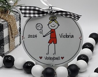 Volleyball Personalized Ornament
