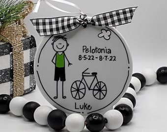 Bicycle/Bike Personalized Ornament/Personalized Bike Ornament/Custom Bicycle Ornament