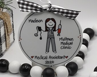 Medical Assistant Personalized Ornament