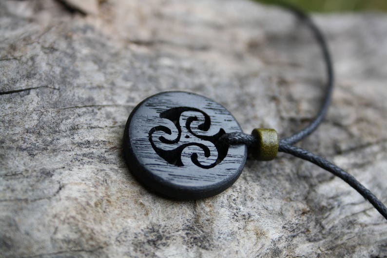 Ancient Irish Wood Celtic Gift