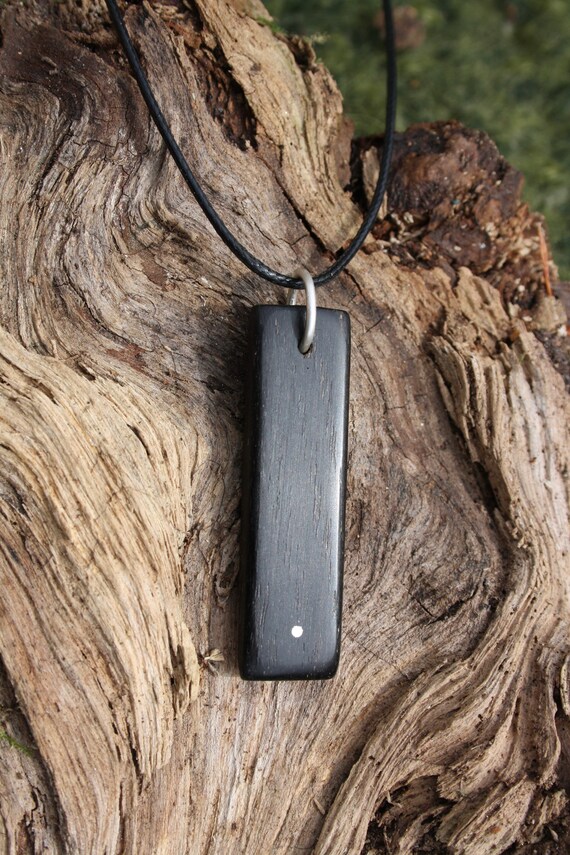 5000 Year Old Bogwood Pendant Unique Bog Wood Ancestry Gift From Ireland Irish Gift For Her Hand-Carved Irish Bog Oak Wood Necklace