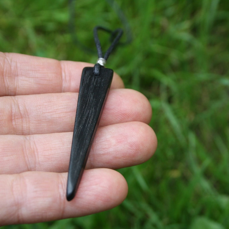 5000 Year Old Irish Bog Oak Necklace Unique Ancient Black Oak Etsy