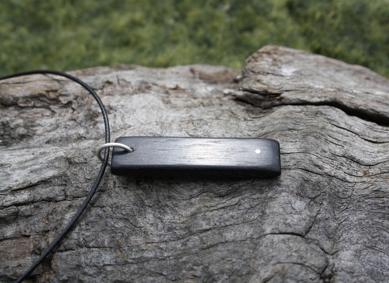 5000 Year Old Bogwood Pendant Unique Bog Wood Ancestry Gift From Ireland Irish Gift For Her Hand-Carved Irish Bog Oak Wood Necklace