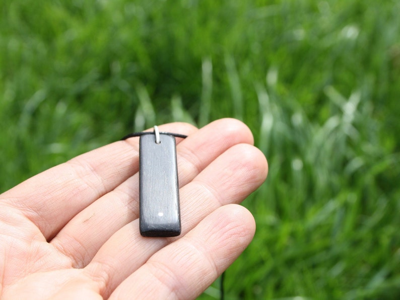 5000 Year Old Bogwood Pendant Unique Bog Wood Ancestry Gift From Ireland Irish Gift For Her Hand-Carved Irish Bog Oak Wood Necklace
