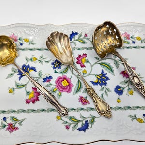 Antique Sterling Silver Serving Spoons Special - Whiting, Gilbert and Towle (3pcs)