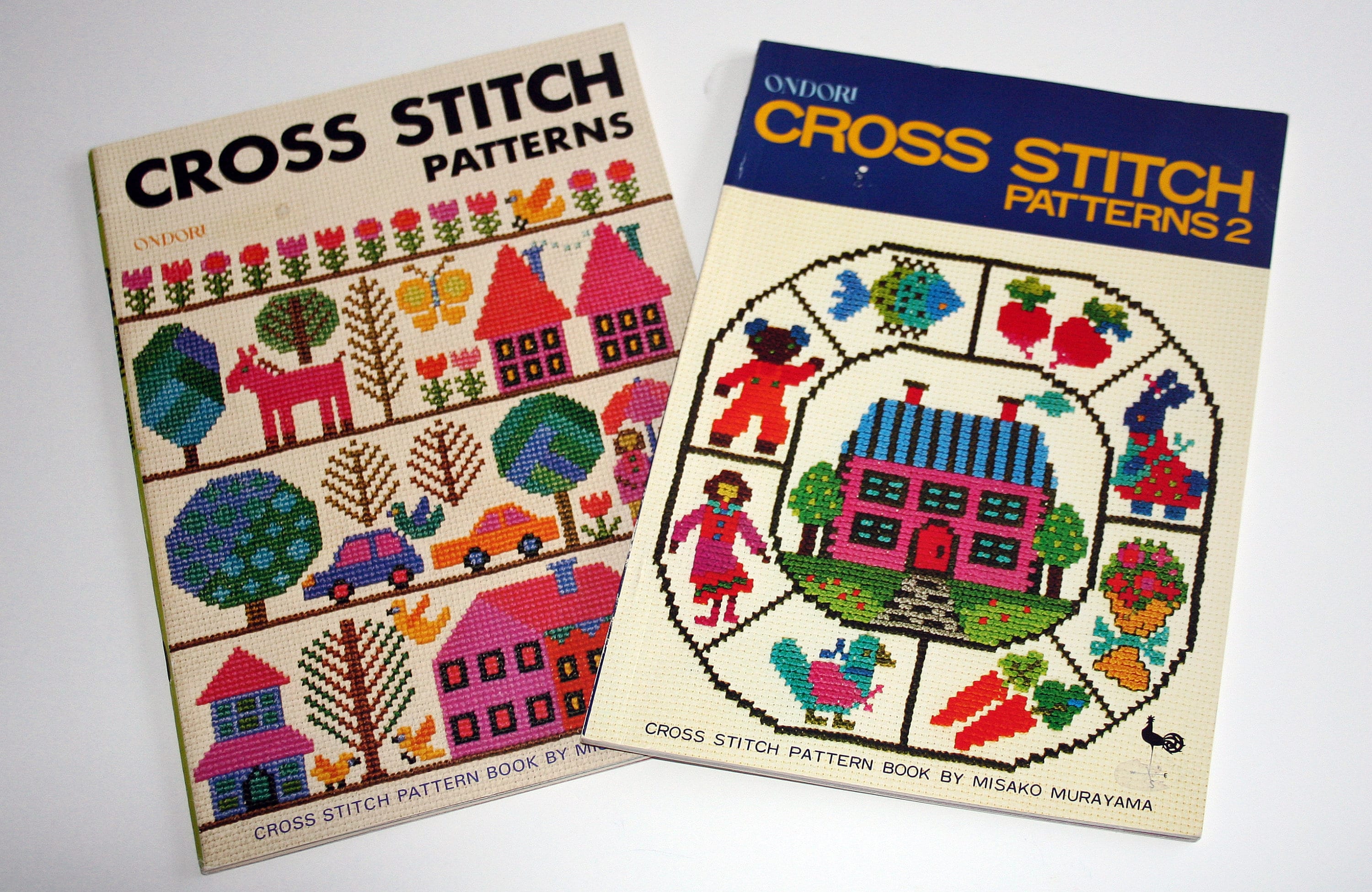 Cross Stitch Books, Japanese Patterns, Misako Murayama, Ondori