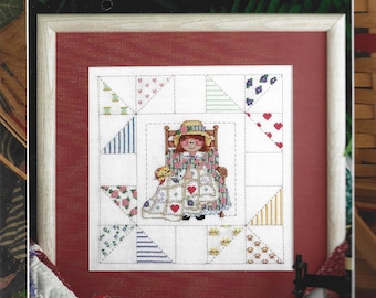 Quilter and Friend, Numer 5326, Zestaw do haftu krzyżykowego, Wzory na igłę, Kolekcja Hometown, Wzór vintage, Prezent dla Quiltera