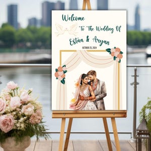 Indian Wedding Welcome Sign Template, Indian Wedding Sign, Indian Wedding Signs, Indian Wedding Decor, Wedding Sign, Wedding Welcome Signs