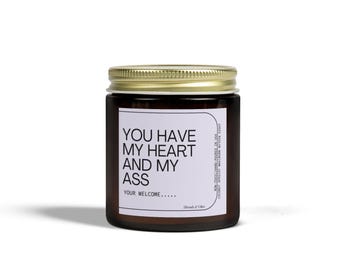 Funny Scented Soy Candle, Gift for Boyfriend