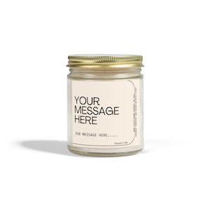 Custom Text Custom Message Candle Funny Gift Anniversary Gift Candle Custom Text Gift Valentines Gift Custom Personalized Candle