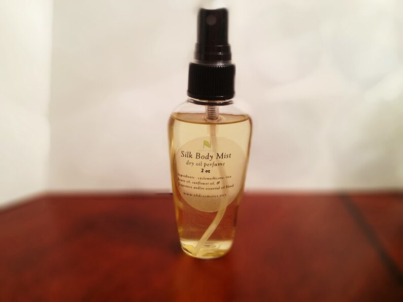 Silk Body Mist Dry Oil Perfume Body Spray Phthalate Free Etsy