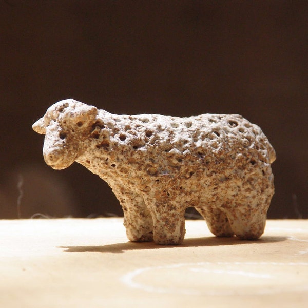 Ceramic sculpture / Sandy Sheep / No.7