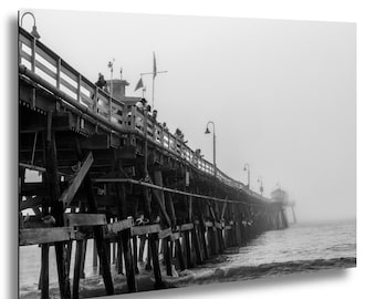 San Clemente Pier During a Cloudy Morning, California