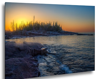 Sunrise at Artist Point in Grand Marais Minnesota