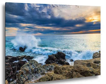 Big Wave Crashing the Shore at Laguna Beach California