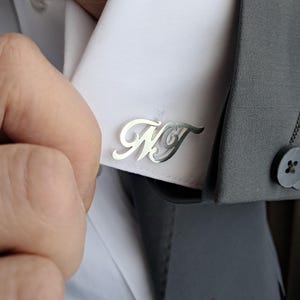Plata 925k / Personalizado / Gemelos con doble letra