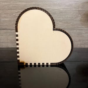 Cuore decorativo ecosostenibile plastic free