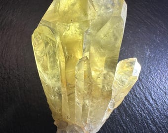 Citrine Cluster ~ Madagascar, Africa ~ Never Heat Treated 100% Natural Big Crystal Piece! ~ Rare! ~ 217g