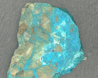 Apache Crysocolla Slab ~ San Carlos Reservation, AZ ~ Natural Stone