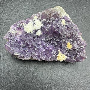 Okuruso Fluorite ~ Purple w/Small Clear 2nd Growth Flourites ~ Namibia, Africa - UV&#39;s Purple and Pink!