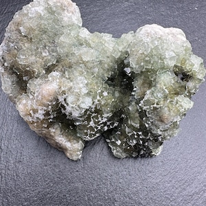 Okuruso Fluorite ~ Light to Dark Green Crystals ~ Namibia, Africa ~ UV&#39;s Blue