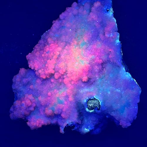 DNAブルースモークレムリアンクォーツワンド（両端が尖った先端