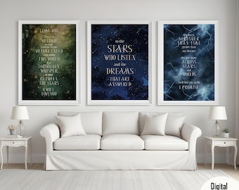 Empire of Storms Digital Download: Throne of Glass Wall Art, Book Lover Gift