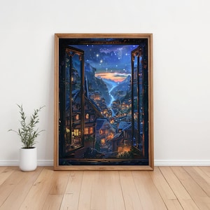 Velaris Night Court Print: ACOTAR Fantasy Wall Art (Digital Download