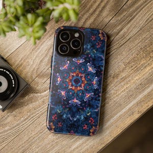 Diseño de William Morris, estampado floral vintage, estilo Arts and Crafts, funda clásica con diseño artístico, inspirada en la naturaleza, funda para teléfono con diseño floral cottagecore oscuro.