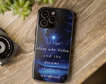 Velaris-telefoonhoes: To the Stars Who Listen ACOTAR-beschermhoes
