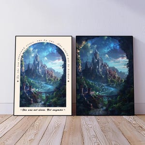 House of Wind ACOTAR Print: Velaris Night Court Art (Digital Download)