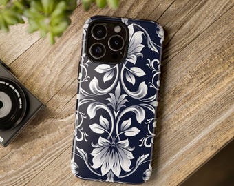 William Morris Style Phone Case: Vintage Floral Pattern Cover, Nature Lover Gift