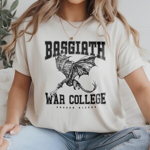 Fourth Wing Shirt: Basgiath War College Dragon Rider Tee