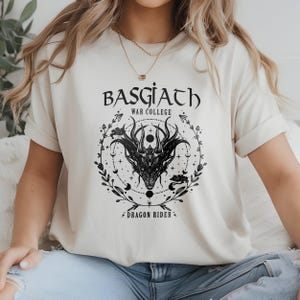 Fourth Wing Shirt: Basgiath War College Dragon Rider Tee