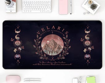 Alfombrilla de escritorio Acotar Velaris: Regalo ideal para los amantes de los libros de Sarah J. Maas inspirados en La corte nocturna.