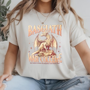 Fourth Wing Shirt: Basgiath War College Dragon Rider Tee