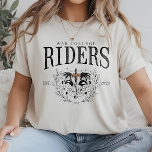 Fourth Wing Shirt: Basgiath War College Dragon Rider Tee