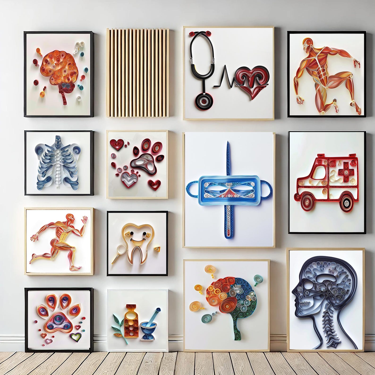 Paper Quilling Design, Medical and Healthcare Theme, Clipart and Photo ...